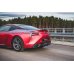 Накладки сплиттеры боковые на задний бампер на Lexus LC 500